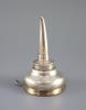 A William IV silver wine funnel by Jonathan Hayne                                                                                                                                                                           