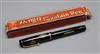 A boxed Sailor Namiki style lacquered fountain pen with 14ct gold nib inscribed "Sailor regd patent office-4-"                         