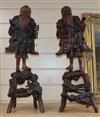  19th century Chinese rootwood figures                                                                                                 