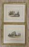 François-Emile Barraud (1899-1934), two watercolours, Trafalgar Square and Northumberland Avenue, signed, 9 x 14cm.                                                                                                         