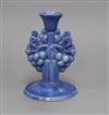 A Carter Stabler Adams Poole pottery candlestick H.17cm                                                                                