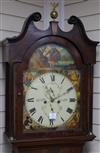 A Victorian mahogany eight day longcase clock R Murray Lauder W.55cm                                                                   