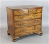 A George III mahogany chest, W.2ft 10in. D.1ft 8in. H.2ft 7in.                                                                         