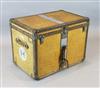 A 1920's Louis Vuitton travelling trunk, 30in. depth 19in. height 22.5in.                                                              