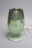 A green Vasart glass lamp, height 26cm                                                                                                                                                                                      