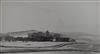 Charles Knight, pencil and watercolour, View of Lancing College, signed 20 x 37cm                                                      