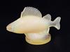 Perche Poisson/Perch. A glass mascot by René Lalique, introduced on 20/4/1929, No.1158, height 9.5cm.                                  