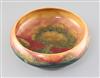 A Moorcroft 'Eventide' and Tudric pewter mounted bowl, c.1923, diameter 22cm                                                           