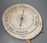 A 19th century printed barometer dial 38cm                                                                                                                                                                                  