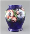 A Moorcroft 'anemone' ovoid vase, 1930/40's, H.24.5cm                                                                                  