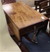 A Regency mahogany Pembroke breakfast table W.86cm                                                                                     