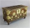 A brass mounted hardwood Zanzibar chest 3ft 6in.                                                                                       