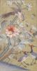 A Chinese silk Kesi panel, gold ground,                                                                                                                                                                                     