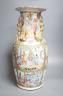 A Canton enamelled vase, 45cm                                                                                                                                                                                               