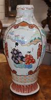 A Japanese porcelain vase height 50cm                                                                                                  