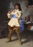 Attributed to Alessandro Sani (1856-1927), oil on board, Cavalier lighting a clay pipe, signed, 18 x 12.5cm                                                                                                                 