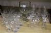 Assorted 19th century rummers and other glasses                                                                                        