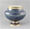 A large Sevres mottled blue ground jardiniere, dated 1881 height 24cm                                                                  