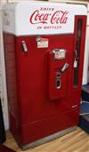 A 1950's Vendo Coca Cola bottle vending machine W.162cm                                                                                