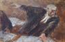 Phyllis Edith Mackenzie (1911-1998), oil on canvas, 'Plea for the Defence', signed with label verso, 25 x 40cm                                                                                                              