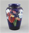 A Moorcroft 'orchid' ovoid vase, 1950's, H.15cm                                                                                        