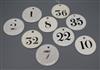 Nine 19th century Farrow & Jackson and Charles Farrow bin number labels                                                                