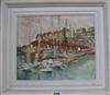 Dorothy Louisa Swain (b. 1922), 'Ramsgate Harbour', signed and dated '82, oil on canvas                                                