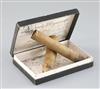 Sir Winston Churchill interest: Two partially smoked cigars,                                                                           