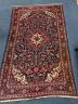 A North West Persian blue ground rug, 210 x 130cm                                                                                                                                                                           