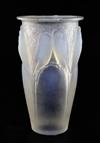 An R. Lalique 'Ceylan' opalescent glass vase, model 905, designed 1924, H. 23.8cm                                                      