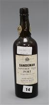 One bottle of Sandemann 1958 Vintage Port                                                                                              