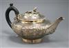 A William IV silver batchelors teapot, London, 1836, gross 10.5 oz.                                                                    