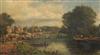 Arthur Joseph Meadows (1843-1907) The Thames at Richmond 14 x 24in.                                                                    