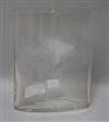 A Tapio Wirkala etched glass vase H.25cm.                                                                                              
