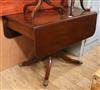 A Regency mahogany Pembroke breakfast table W.97cm                                                                                     