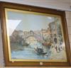 James Holland, watercolour, View of Venice, bears signature, 52 x 76cm.                                                                