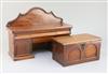 A Victorian mahogany miniature sideboard, 9.5in.                                                                                       