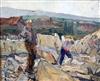 Continental School Stone breakers in a quarry 23 x 28in.                                                                               