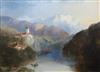 William Rose (19th century) Alpine landscapes 16 x 22in.                                                                               