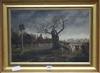 M. Cazin, oil on canvas, The Goffs Oak, Sheerness, signed, 32 x 47cm.                                                                  