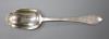 A Queen Anne Brittania standard silver trefid spoon, Lawrence Jones, London, circa 1705                                                                                                                                     