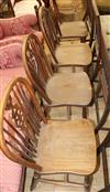 Four Windsor chairs                                                                                                                    