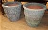 A pair of Atlantis garden planters Diam.49cm                                                                                           