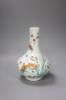 A Chinese enamelled porcelain bottle vase, height 25cm                                                                                                                                                                      