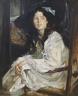 After James Jebusa Shannon, oil on canvas, Portrait of Majory Shannon, the artist's niece, 60 x 50cm                                                                                                                        