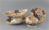 A Coalport thirty six piece Imari pattern dessert service, c.1810-15, plates 21.5cm diameter                                           