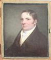 W. Gordon 1822 Portrait miniature of a gentleman 3.25 x 2.75in., leather cased                                                         