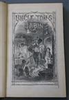 Beecher Stowe, Harriet - Uncle Toms Cabin, 1 vol, 50 engravings, Clarke and Co, London 1852                                            