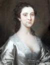 Attributed to William Hoare Portrait of Lady Archibald Hamilton 24 x 18in.                                                             