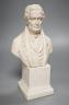 Copeland, A parian ware bust of Sir Robert Peel, 26 cms high.                                                                                                                                                               